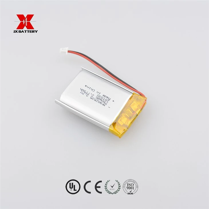 سازنده چین باتری لی پلیمری JP902535 750mah With PCB